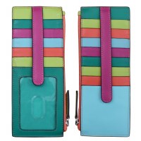 7" Multicolor Paradise Double Sided Credit Card Holder