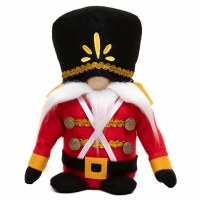 8" Red Nutcracker Gnome Wearing a Belt