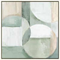 32" Sq Vision Sage 1 Framed Canvas
