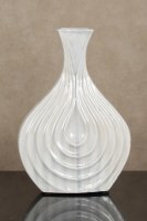 12" Gray Ceramic Teardrop Vase