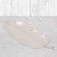 21" Stainless Steel Banana Leaf Tray