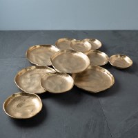 26" Gold 11 Plate Server