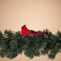 Box of Six 5" Clip on Cardinal Ornaments
