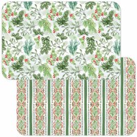 11" x 17" Evergreen Sprays Reversible Placemat