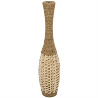 40" Natural Wicker Vase