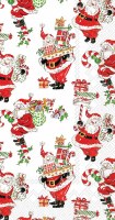 Holly and Santas Guest Towels