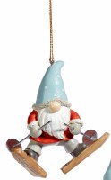 Gnomes Skiing With Legs Apart