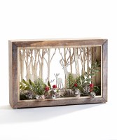 7" x 11" LED Deer Shadow Box