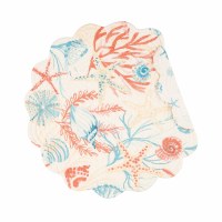 17" Round Shelly Shores Placemat