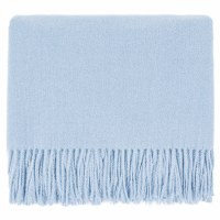 50" x 68" Powder Blue Edinburgh Throw Blanket