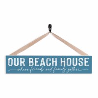 4" x 17" "Our Beach House" Wall Plaque