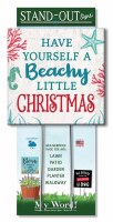 8" Sq "Have Yourself a Beachy Little Christmas" Plaque