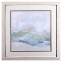 30" Sq Tonal Horizon Two Framed Print Under Glass