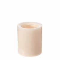 3" x 3" Vanilla Bean Spiral Pillar Candle