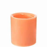 4" x 4" Mango Coral Spiral Pillar Candle