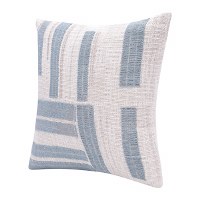 20" Sq Sage Bars Decorative Pillow