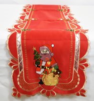 72" Red Santa Table Runner