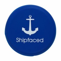 "Shipfaced" Anchor Silicone Bottle Cap