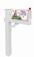 Purple Bunny Mailbox Cover