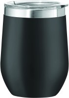 12 Oz Black Stainless Steel Insulated Wine Tumbler