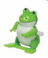 Green Frog Wind Up Jump Toy