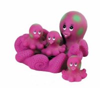 Set of Four Octopus Bath Toys