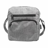 10" Gray Anti-Theft Shoulder Bag