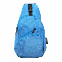 12" Light Blue Anti-Theft Regular Size Day Pack