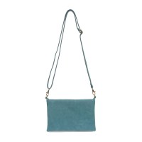 9" Turquoise Kitty Multi Pocket Crossbody Bag