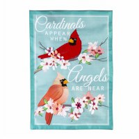 18" x 13" "Cardinals Appear When Angels Are Near" Mini Garden Flag