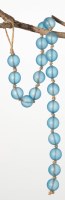 32" Blue Glass Ball Garland