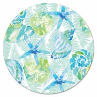 13" Round Isla Mona Glass Lazy Susan