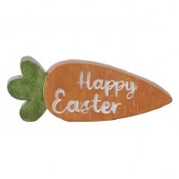 6" "Happy Easter" Carrot Sign