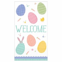 Multipastel "Welcome" Eggs Guest Towels
