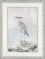 47" x 35" Heron Beauty 2 Framed Print Under Glass