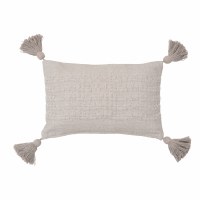 14" x 22" Beige Hodges Decorative Pillow