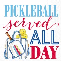 5" Square Pickleball Beverage Napkins