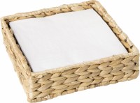 7" Sq Natural Woven Lunch Napkin Holder