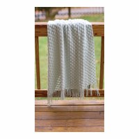 50" x 60" Aqua Tufted Throw Blanket
