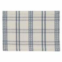 13" x 19" Blue and White French Farmhouse Plaid Placemat