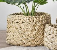 17" Round Seagrass Basket