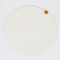 13" Round Ivory Placemat