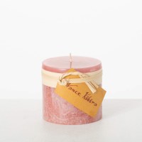 3.25" x 3.25" Pink Lemonade Pillar candle