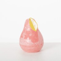 3" x 4" Pink Lemonade Pear Shaped Candle