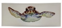 6" x 16" Turtle Portrait Canvas