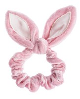 3" Pink Bunny Ear Scrunchie