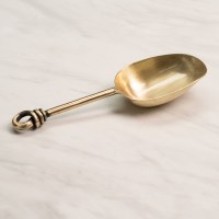 8" Gold Knot Handle Ice Scoop