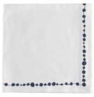 20" Square White Bubble on a Blue Background Napkin