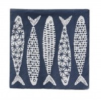 5" Square Holy Mackerel Beverage Napkin