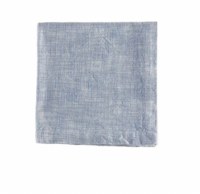 20" Square Light Blue Chambray Napkin